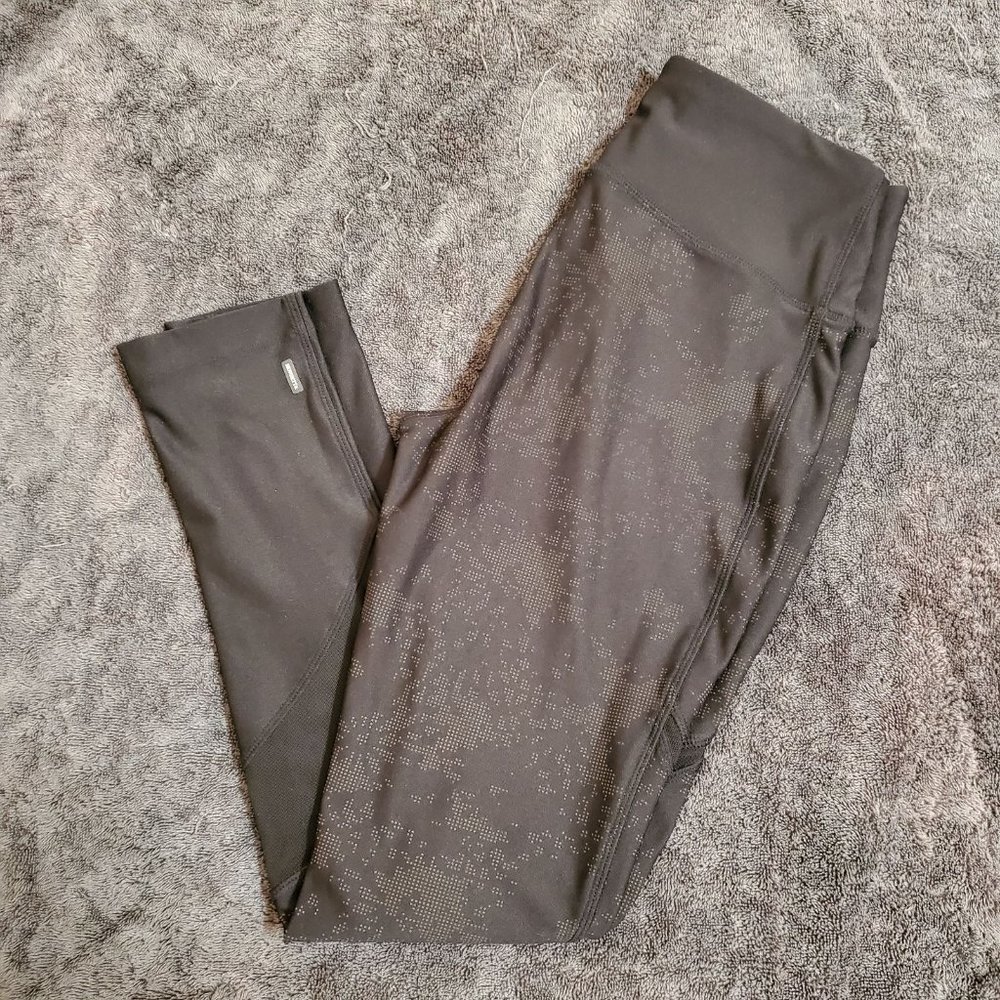 Black Print Athletic Leggings